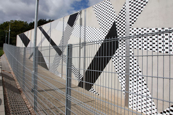 Mural, Painting on a Prison Wall, 2010/11