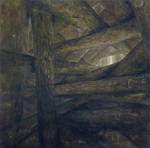 Stämme, 180 x 180 cm, 2012