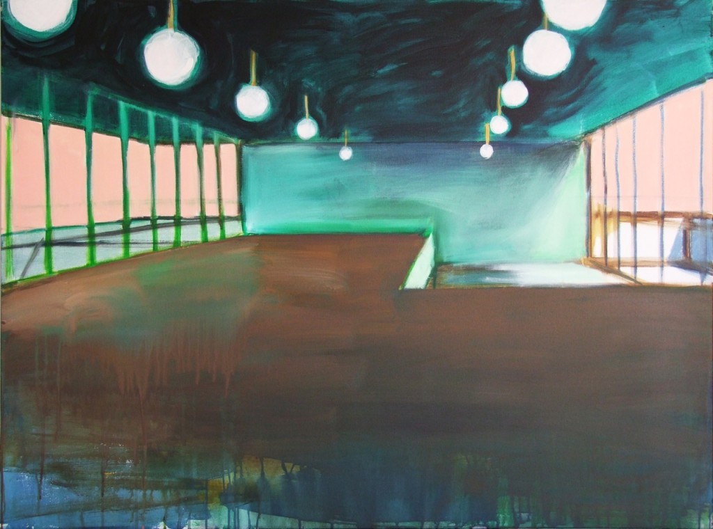 Kongresshalle, Acryl auf Leinwand, 90 x 120 cm, 2012