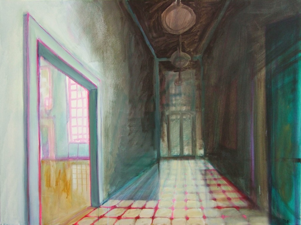 The Hallway, Acryl auf Leinwand, 90 x 120 cm, 2008