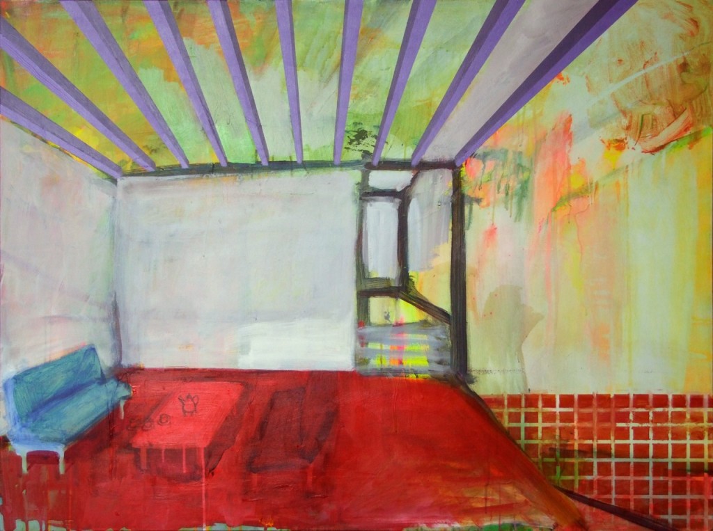 Voorkamer, Acryl auf Leinwand, 90 x 120 cm, 2011