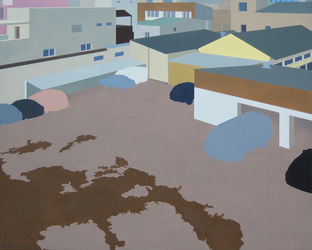 Post-urban Vision No.5, 2009, Oil on Canvas, 120 x 150 cm