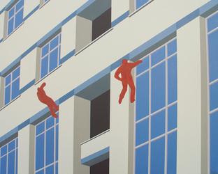 Post-urban Vision No.2, 2008, Oil on Canvas, 120 x 150 cm