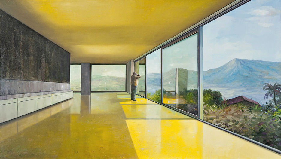 modern house 3 - 120cm x 210cm - oil/canvas - 2010