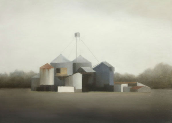 Site Industriel 153 (2011, 114x162 cm, huile sur toile)