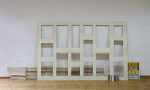 "Reconstruction (Formine/Tessin)" | paper, pencil, wood, glass | 2013