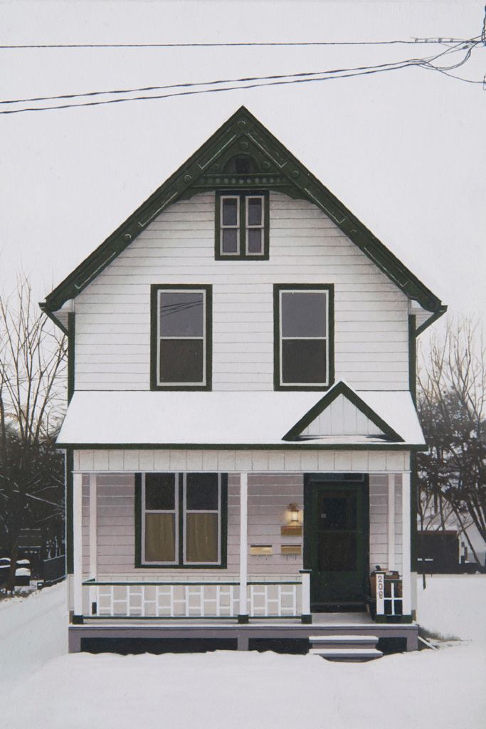 208, 6 X 4 inches, Oil on wood panel, 2012