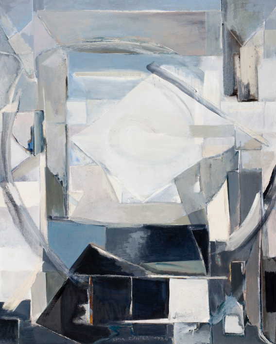 Luisa Richter Araya, 1984 Öl und Gouache auf Leinwand, 159,5 x 130 cm Im Besitz der Künstlerin Foto: Frank Kleinbach © Luisa Richter Luisa Richter Araya, 1984 Öl und Gouache auf Leinwand, 159,5 x 130 cm Im Besitz der Künstlerin Foto: Frank Kleinbach © Luisa Richter