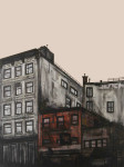 Canal Street Part 1“ Mixed Media on Canvas 2012