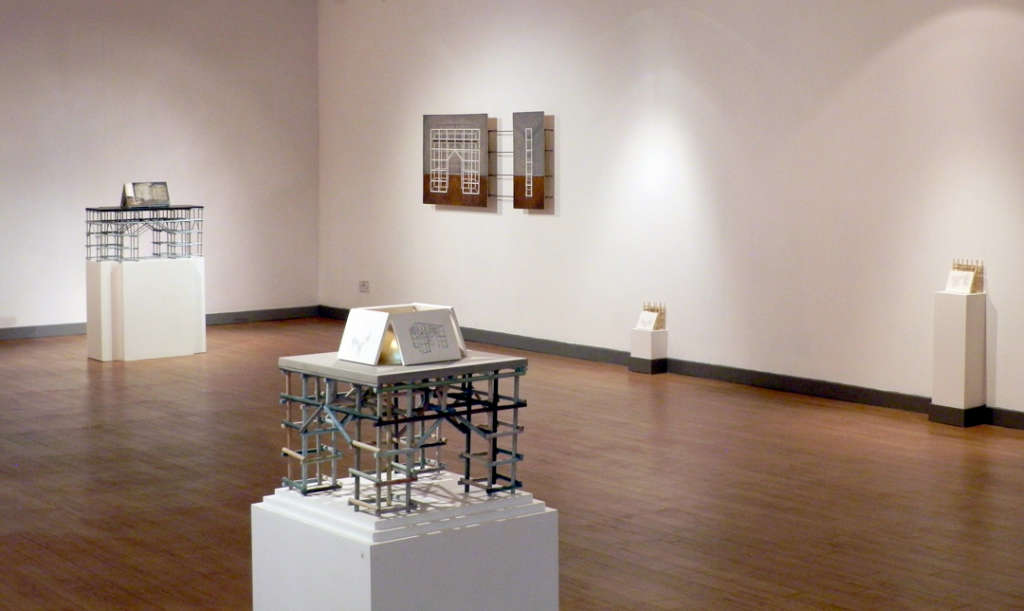 Megalomania exhibition, installation at Inverness Museum and Art Gallery, Image credit David-McDiarmid