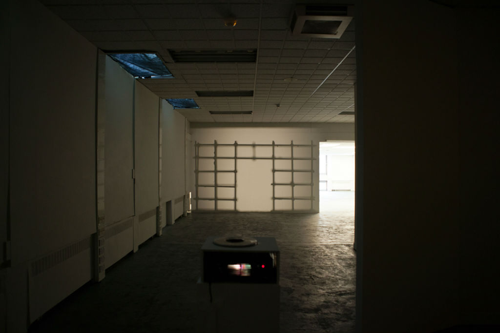 Projection Installation, Interview Room, Image credit Craig Gibson 2015