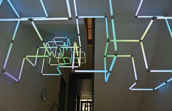 Data Cloud, LED Interactive Installation, 2017 (c) Mader Wiermann