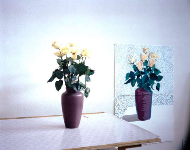 David Hockney: "Roses for Mother", December 4th 1995, 1995 DZ BANK Kunstsammlung im Städel Museum