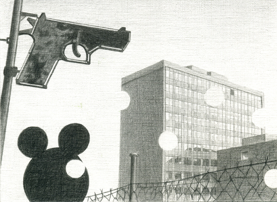 Detroit, graphite on paper, 15 x 20 cm, 2015