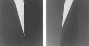 Yannig Hedel: "Les-Eclats-Blancs, 1-2", Vintage silver gelatin prints (1995), 56 x 36 cm each, Edition #1/8